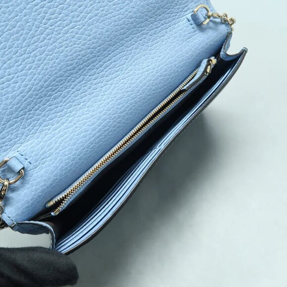 GUCCI Betty Blue Leather Shoulder Bag 516-022525 - Picture 9 of 12